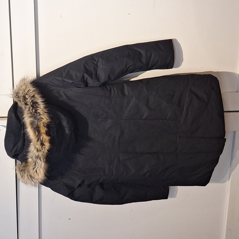 Obermeyer Black Jacket with Fur Trim - Picture 3 of 4